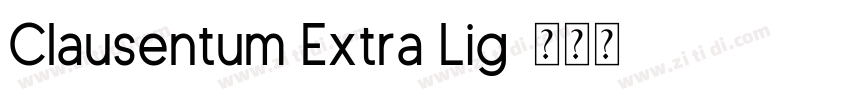 Clausentum Extra Lig字体转换